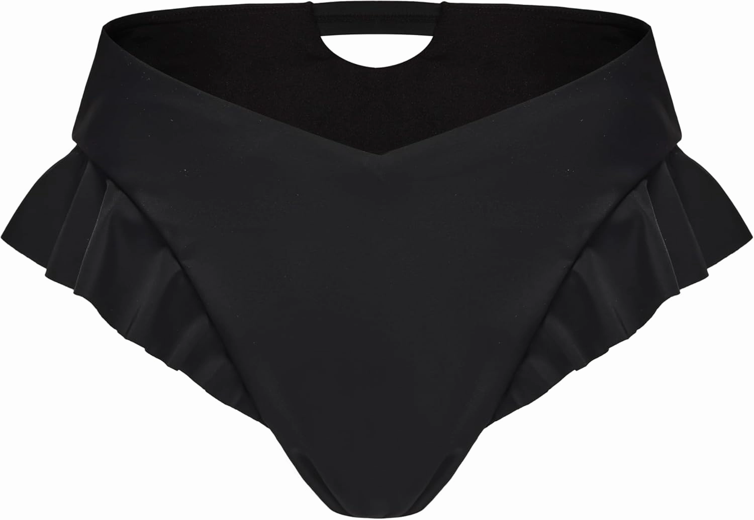 Pole Dancing Curvy Beach hot Spring Tight Hip Lift Belly Folds High Waist Swimsuit Bottom
