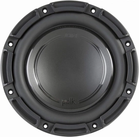 Polk Audio DB842 DVC - DB  Series 8" Shallow Subwoofer for Marine/Car Sound System, 30Hz-200Hz Frequency Response, Dual 4-Ohm Voice Coils & Polypropylene Woofer Cone