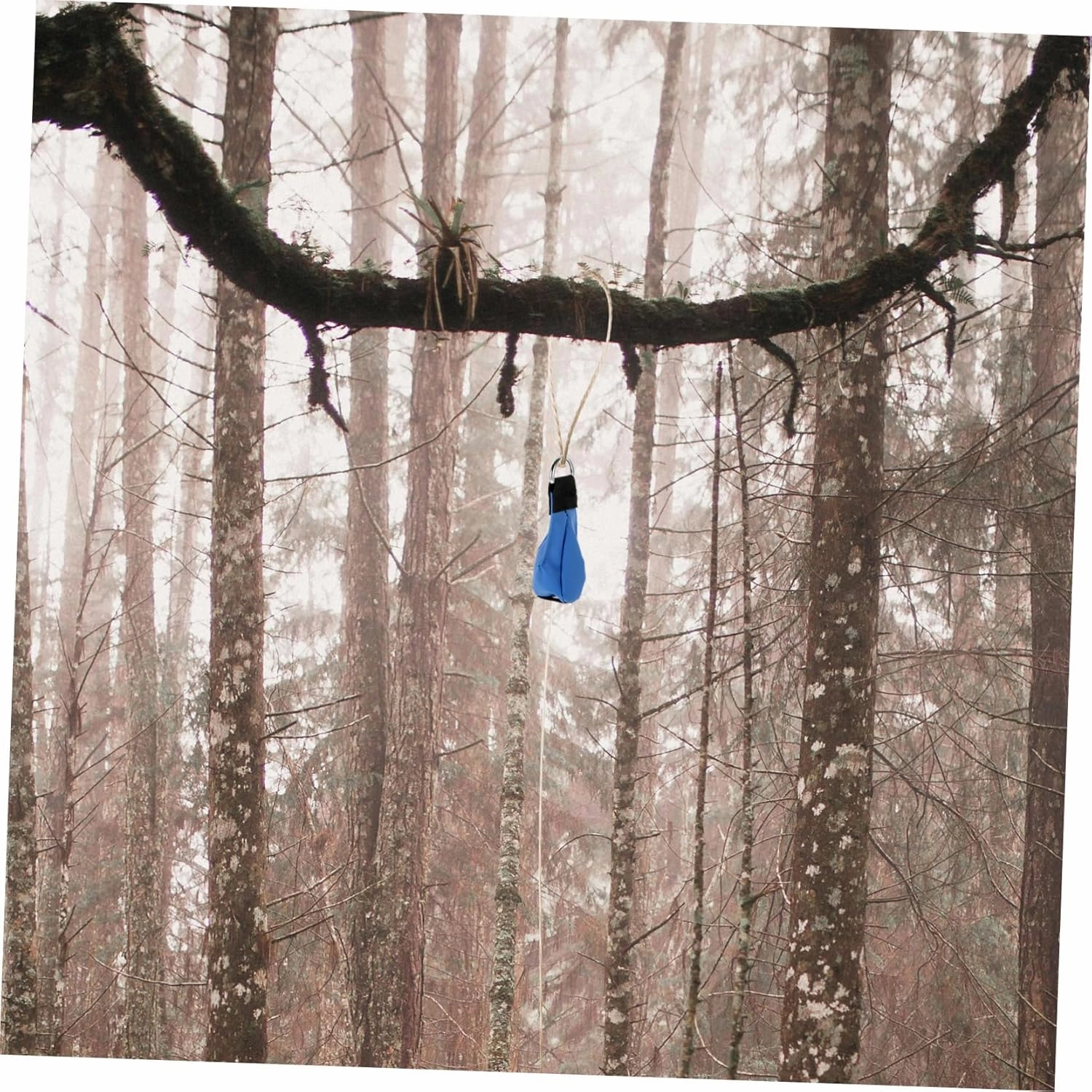 POPETPOP 5pcs Wear-resistant Throwing Ropes Bag Compact Outdoor Throw Weight for Rock Climbing and Mountaineering and Mesh Cloth Design