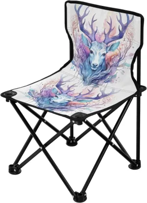 Portable Camping Folding Chairs Foldable Chair Small Deer 10 Lightweight Backpacking Outdoor Outside Fishing