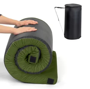 Portable Camping Pad, Outdoor Mat for Car Tent Travel, Camping Sleeping Mat for Backpacking, Hiking, Portable Camping Pad Foldable Camping Mat Folding Floor Mat Foldable Mattress, 75"D x 30"W x 2.5"H