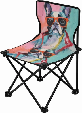Portable Camping Folding Chairs Foldable Chair Small Dog Cool Glasses Lightweight Backpacking Outdoor Outside Fishing