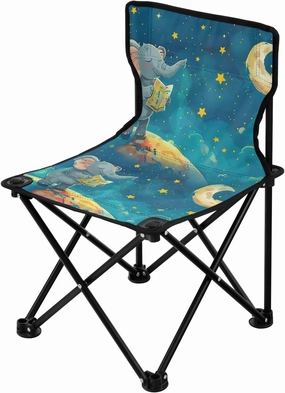 Portable Camping Folding Chairs Foldable Chair Small Elephant Reading Lightweight Backpacking Outdoor Outside Fishing