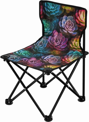 Portable Camping Folding Chairs Foldable Chair Small Succulent Lightweight Backpacking Outdoor Outside Fishing