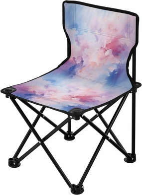 Portable Camping Folding Chairs Foldable Chair Small Watercolor Lightweight Backpacking Outdoor Outside Fishing