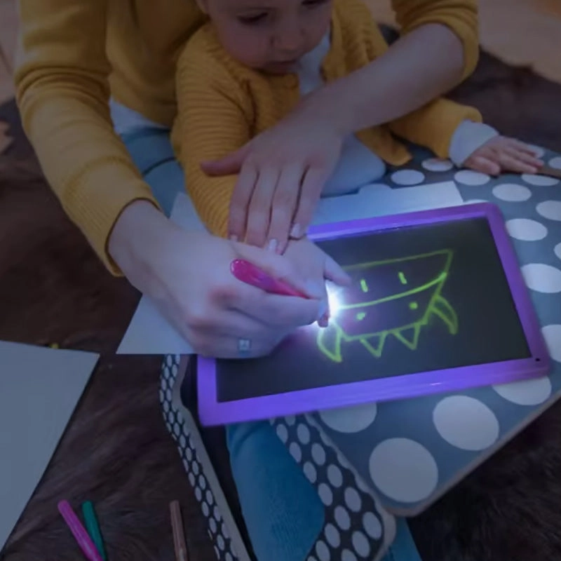 Portable Magic Fluorescence Light Drawing Pad