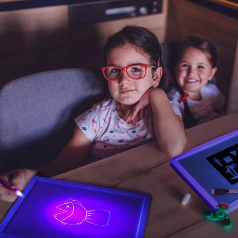 Portable Magic Fluorescence Light Drawing Pad