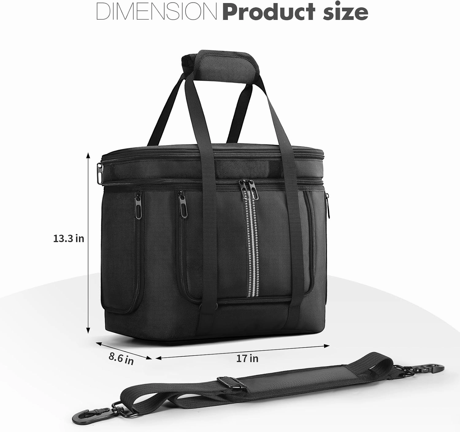 Portable Power Station Carrying Case Bag Compatible with Anker SOLIX C1000 Power Station Generator Protective Shoulder Bag Storage Cover