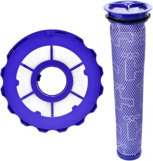 Post-Motor Filters & Pre-Motor Filters Replacement Parts for Dyson DC40, Light/Slim Ball Animal, Multi Floor, Origin and Total Clean Vacuums, Compare to Part 923587-02 & 922676-01