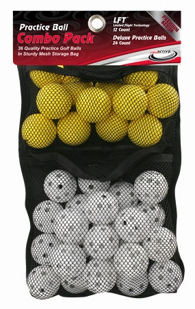 Practice Ball Combo Pack in Mesh Bag - 36 Piece