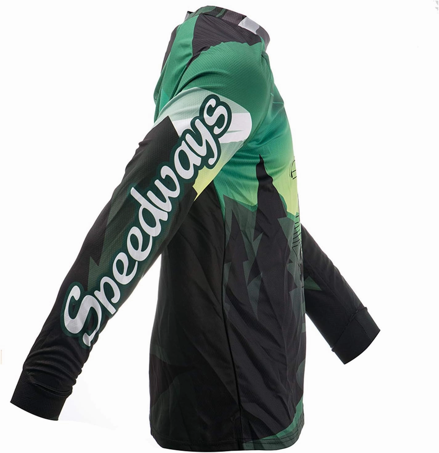 PSPORT Men's Motocross Jersey Long Sleeve Motocross Shirt Men Mountain Dirt Bike Jersey Downhill Riding Racing Clothing Tops
