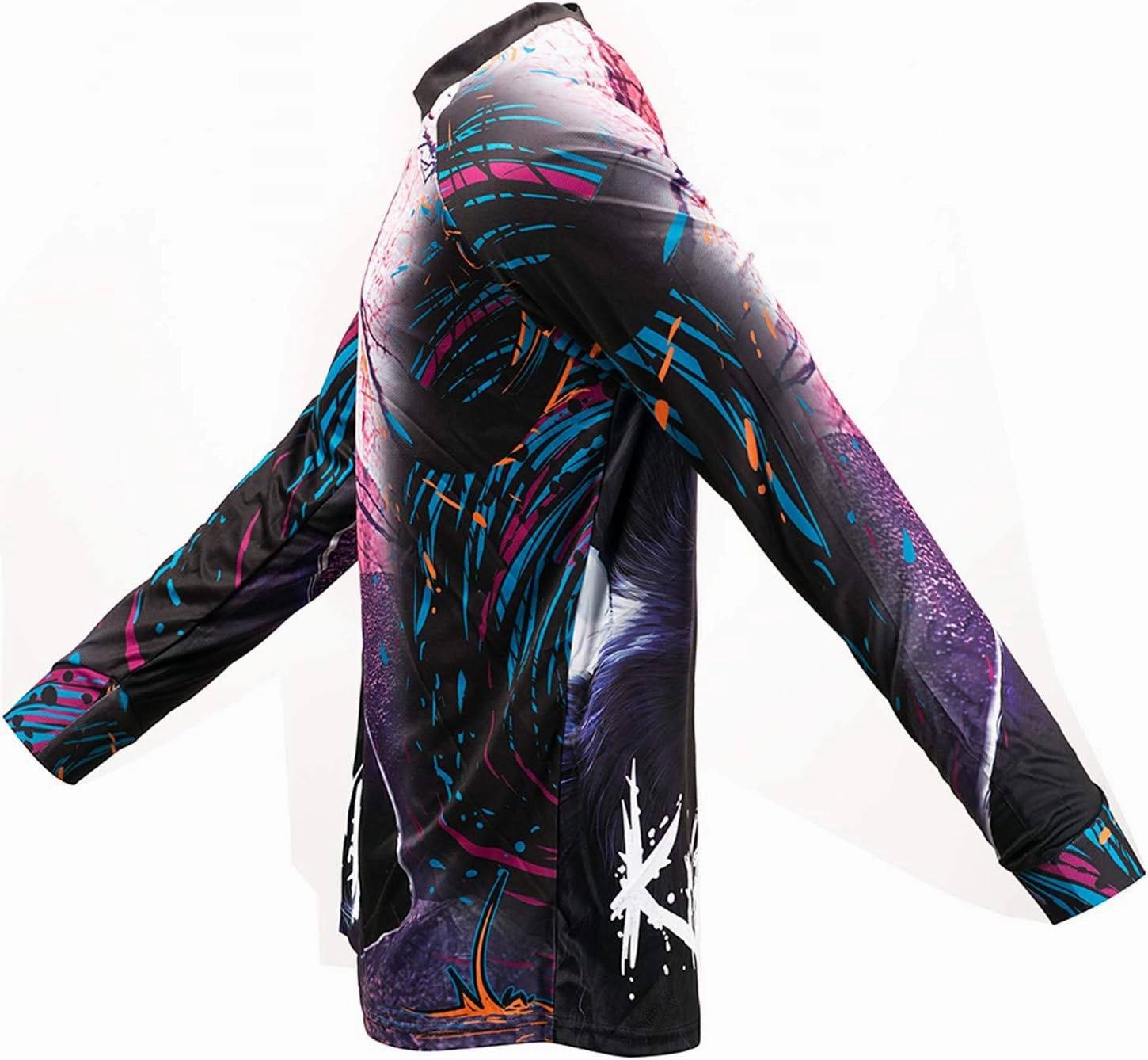 PSPORT Men's Motocross Jersey Long Sleeve Motocross Shirt Men Mountain Dirt Bike Jersey Downhill Riding Racing Clothing Tops