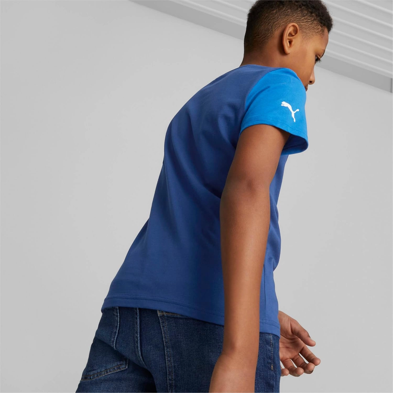 PUMA Kids' Bmw M Motorsports Kids Essentials Logo Tee