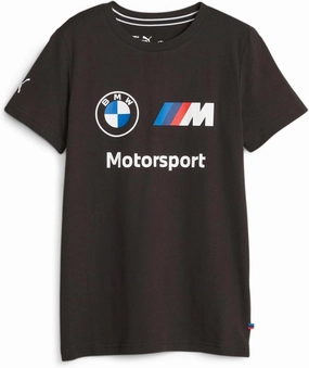 PUMA Kids' Bmw M Motorsports Kids Essentials Logo Tee