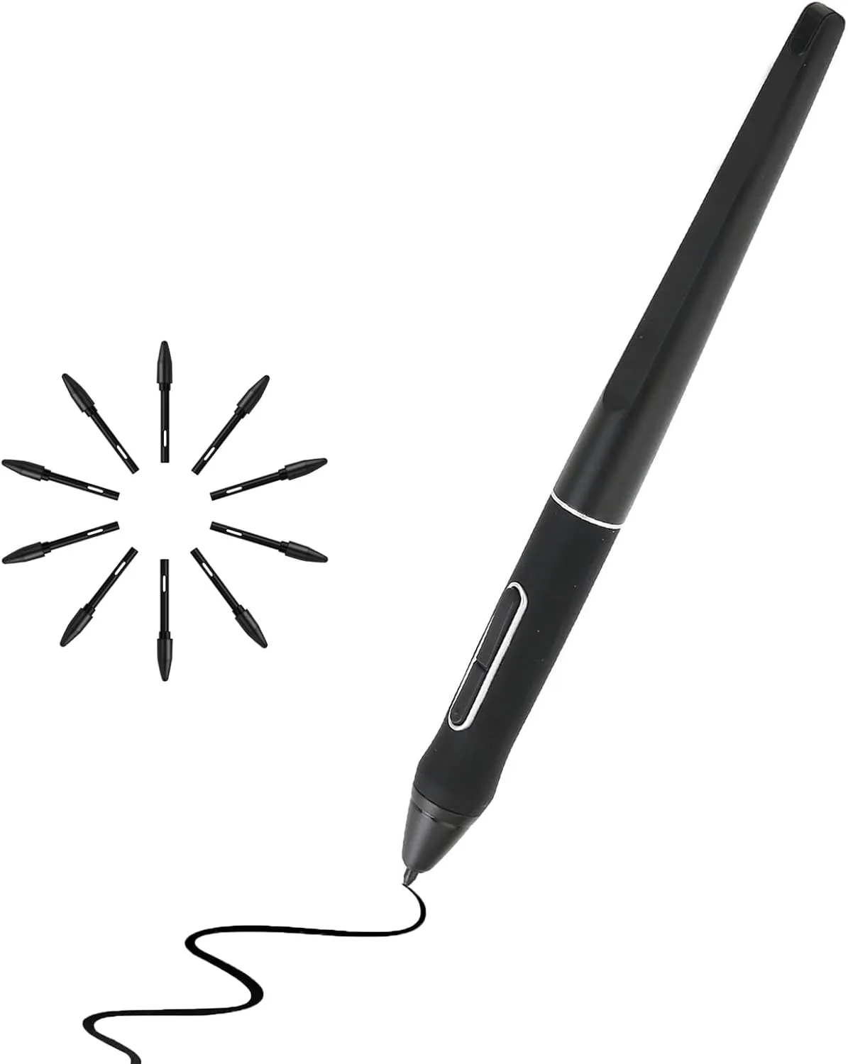 PW507 Battery-Free Stylus for Huion Kamvas PRO 12, Kamvas PRO 13,Kamvas Pro 16, Kamvas 16 and Kamvas 20 Graphics Drawing Monitor