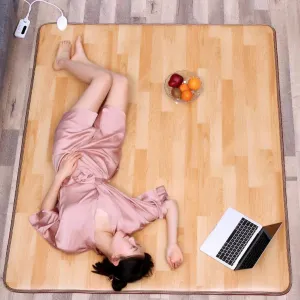 QQXX Electric Heated Floor Mats, Adjustable Temperature Toes Warming Heater, Winter Under Desk Foot Warmer Home Foot Warmer Carpet Heating Pads (50x60cm(20x24inch), A)