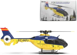 RC Brushless Helicopter, EC-135 1/36 2.4G 6CH Direct Drive 3D/6G Helicopter Model (RTF Version)