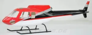 RC Helicopter AS350 Ecureuil Helicopter Pre-Painted Fuselage for 450 Size Helicopters.Suitable for Almost All 450 Size(325mm Rotor Blade) Helicopters