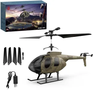 RC Helicopter, MD500 2.4G RC 4CH 6-axis Gyroscope Simulation Helicopter Model Toy (RTF Version)