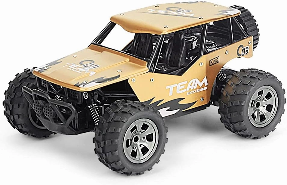 RC Alloy Climbing Car 2.4G Remote Control Off-Road Vehicle 1:18 High-Speed Remote Control Car Model Racing Mechanical Car Up to 30KM/H Per Hour Boy Toy Car Gift for Children