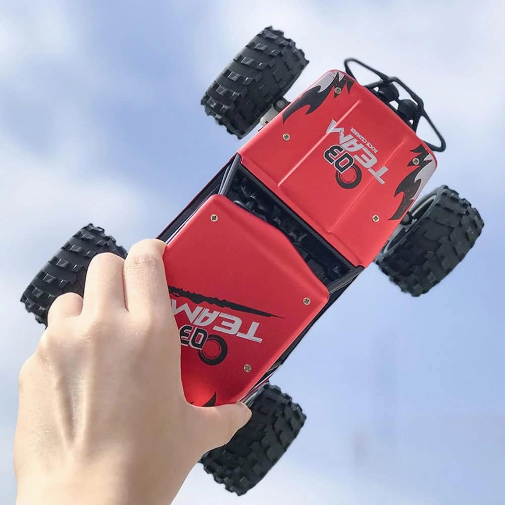RC Alloy Climbing Car 2.4G Remote Control Off-Road Vehicle 1:18 High-Speed Remote Control Car Model Racing Mechanical Car Up to 30KM/H Per Hour Boy Toy Car Gift for Children