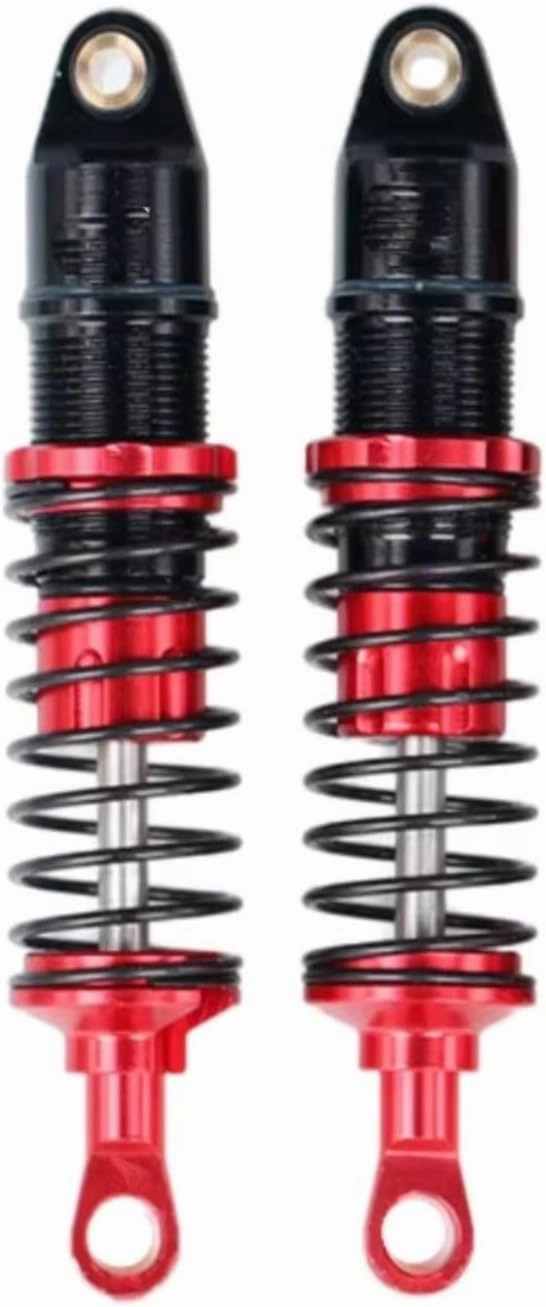RC Car Shock Absorbers Compatible With LOSI For Mini-B For Mini-T KYX For Racing 1/16 1/18 RC Crawler Car Parts Machined Aluminum Front Rear Shock Set(Rear)