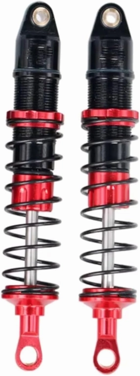 RC Car Shock Absorbers Compatible With LOSI For Mini-B For Mini-T KYX For Racing 1/16 1/18 RC Crawler Car Parts Machined Aluminum Front Rear Shock Set(Rear)