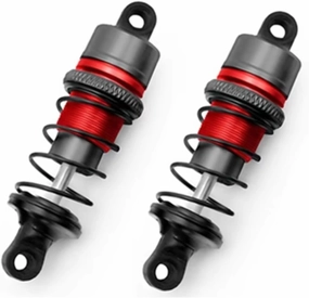 RC Car Shock Absorbers Compatible With TT01 M05 M06 1/10 Rc Flat For Racing Drift Car Upgrade Parts Accessories 1Pair 63mm Metal Hydraulic Shock Absorbers