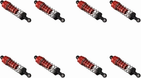 RC Car Shock Absorbers Compatible With Wltoys 144001 1/14 4WD RC Drift For Racing Car Upgrade Parts Accessories 8Pcs Metal Shock Absorber Damper