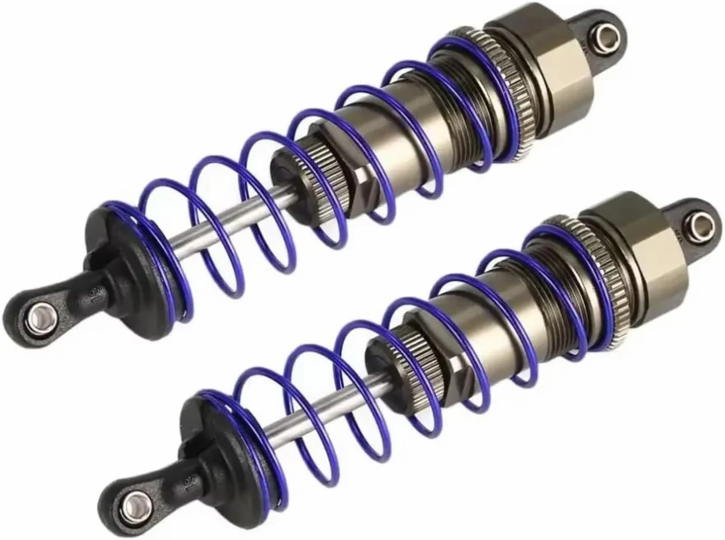 RC Car Shock Absorbers Compatible With ZD For Racing LRP For Hobao 1/10 RC Car Parts For Buggy Truck 92mm Front 105mm Rear Shock Absorber Damper Suspension(105mm)
