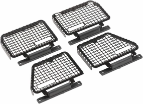 RC Metal Window Mesh Protective Net for 1/18 TRX4M Land Rover Defender RC Crawler Car Removable Window Guard Net(4pcs)