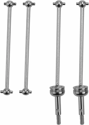 RC Transmission Shaft Compatible with Wltoys 144001 1/14 RC Drift for Racing Car Parts Accessories 4Pcs Front CVD for Universal Drive Shaft & Rear Dog Bone