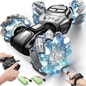 Remote Control Car, 4WD Gesture Sensing RC Stunt Car Toys, 2.4GHz 360°Spinning Multiple Terrains Hand Controlled RC Cars Crawler for Boys Girls 8-12 Christmas