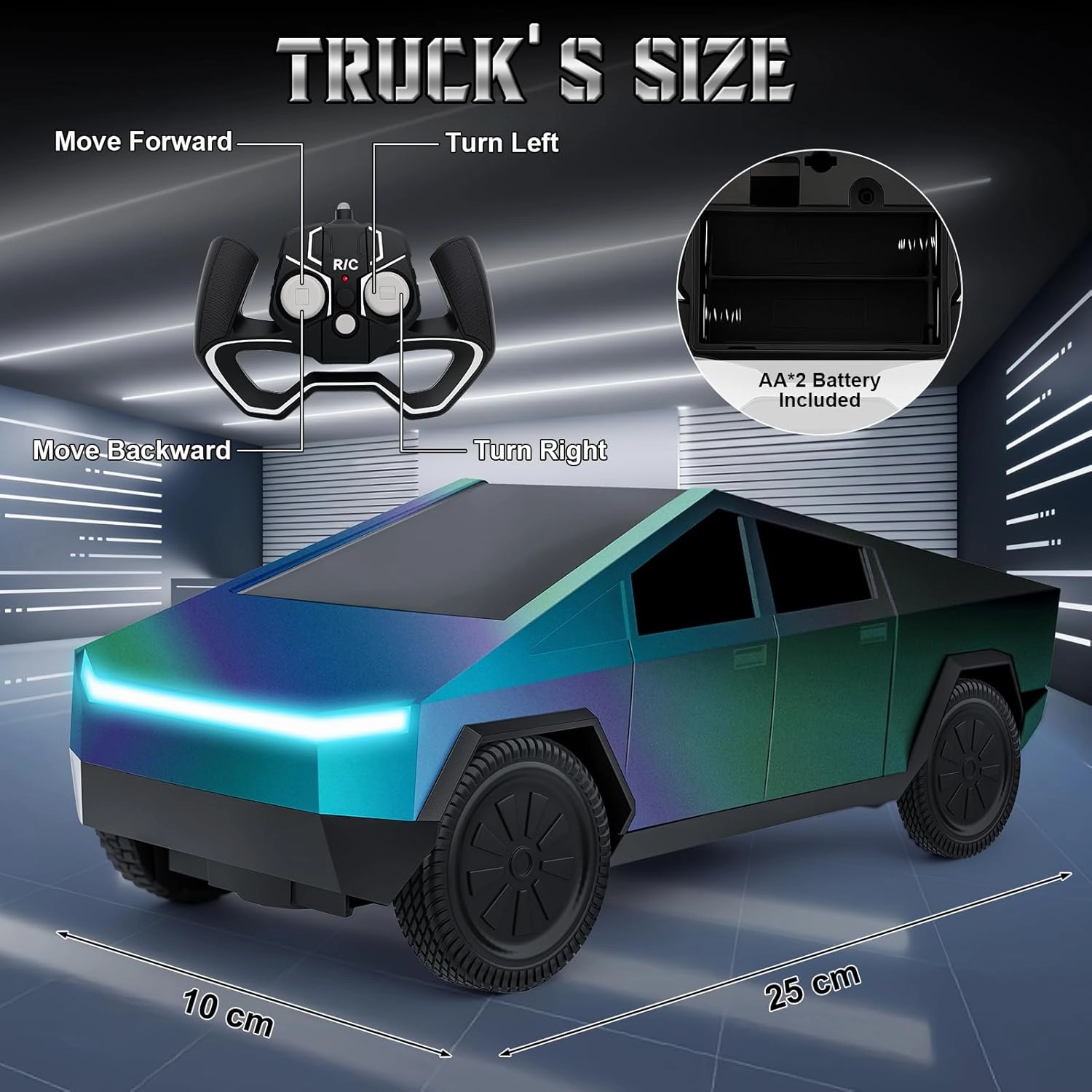 Remote Control Car 2.4GHz RC Truck for Boys, Electric Vehicle Truck Toys for Kids, Birthday Gifts for Kids