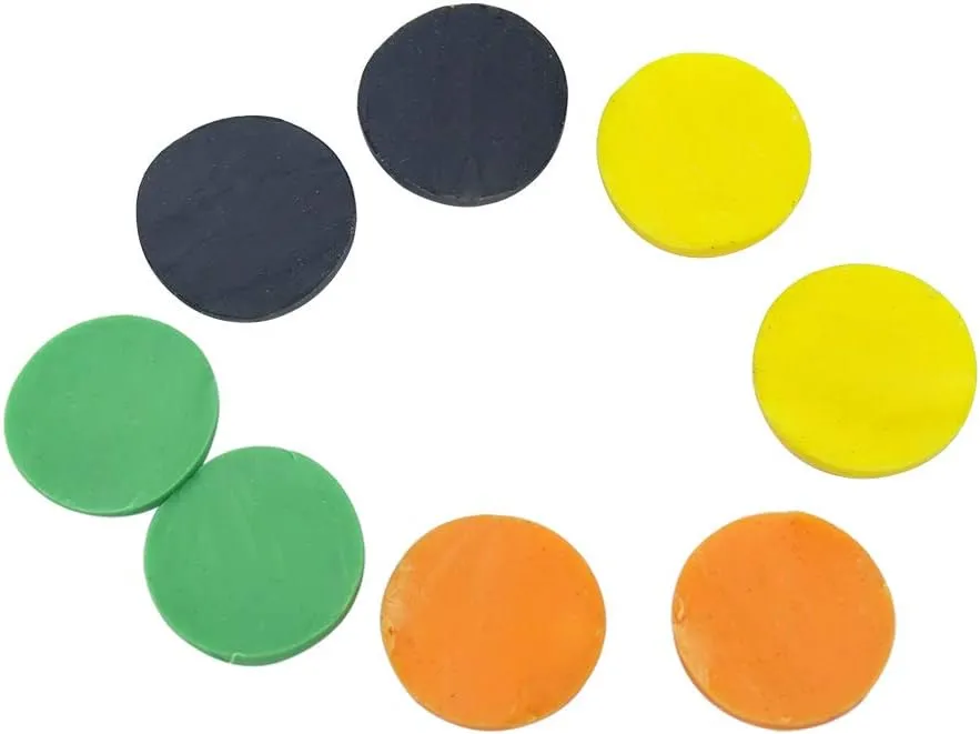 Reusable 0.68 Caliber Paintballs - 100 New Re-Usable Rubber Training Elastic Balls Paint Balls