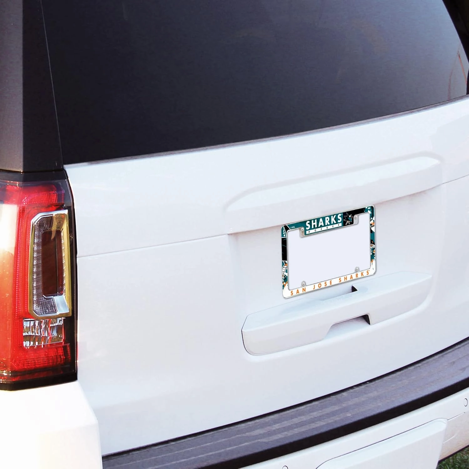 Rico Industries NBA Basketball Primary 12" x 6" Chrome All Over Automotive License Plate Frame for Car/Truck/SUV