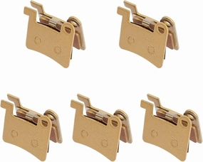 Riding Supply 5pcs Brake Pads Electrocar disc Brake pad Replacement Parts Electric Bike Hone Gas Powered Bike Silent Brake pad Brake pad for electrocars Copper Riding Accessories