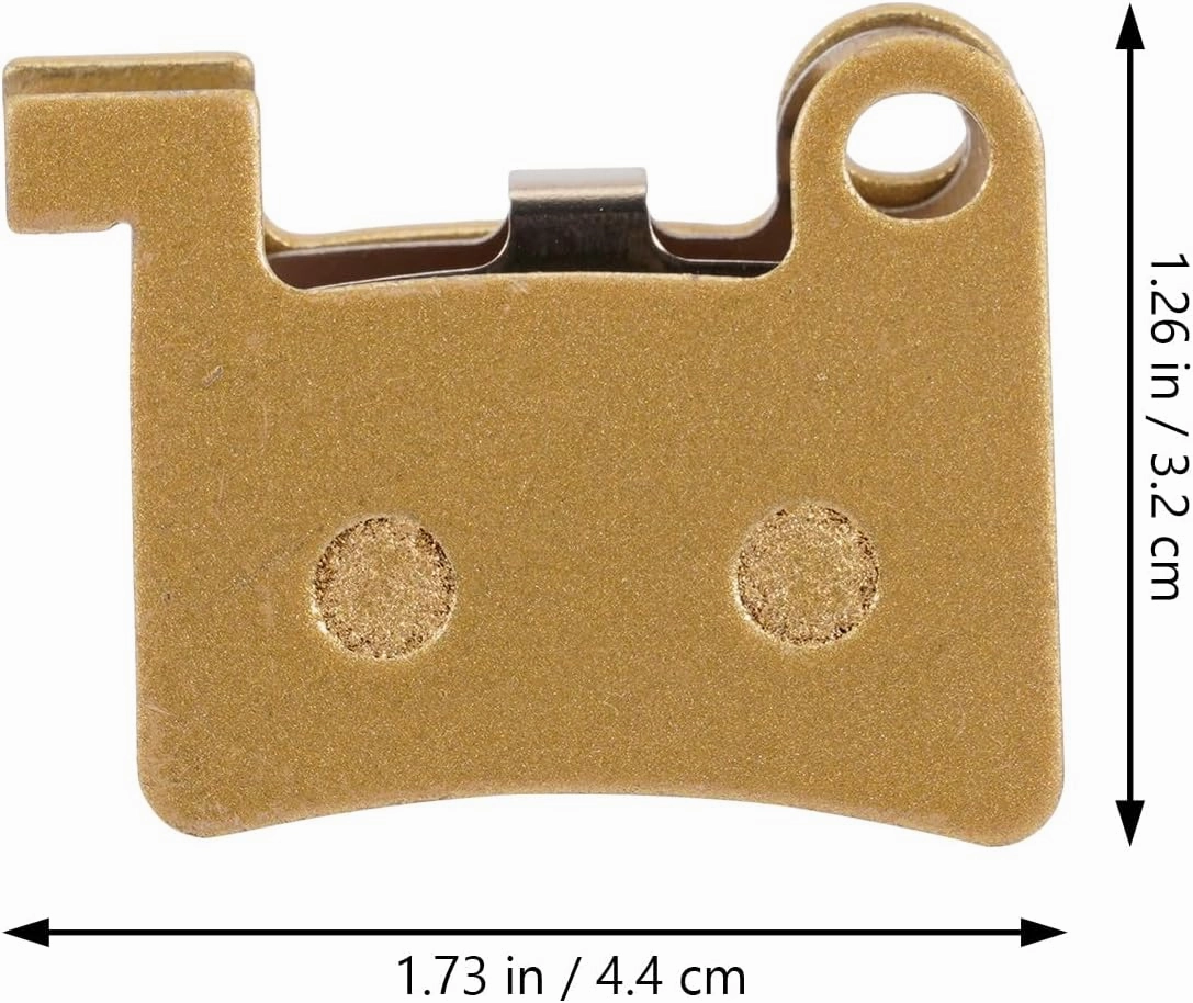 Riding Supply 5pcs Brake Pads Electrocar disc Brake pad Replacement Parts Electric Bike Hone Gas Powered Bike Silent Brake pad Brake pad for electrocars Copper Riding Accessories