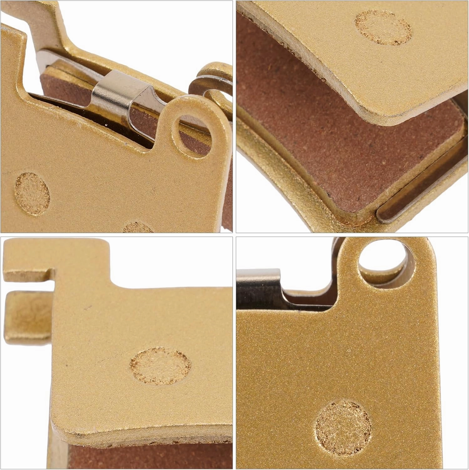 Riding Supply 5pcs Brake Pads Electrocar disc Brake pad Replacement Parts Electric Bike Hone Gas Powered Bike Silent Brake pad Brake pad for electrocars Copper Riding Accessories