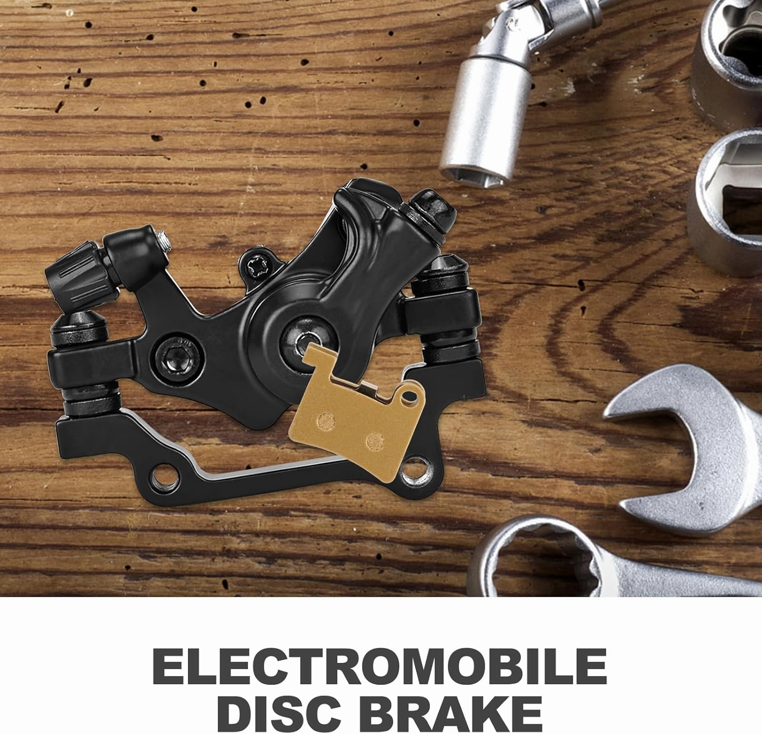 Riding Supply 5pcs Brake Pads Electrocar disc Brake pad Replacement Parts Electric Bike Hone Gas Powered Bike Silent Brake pad Brake pad for electrocars Copper Riding Accessories