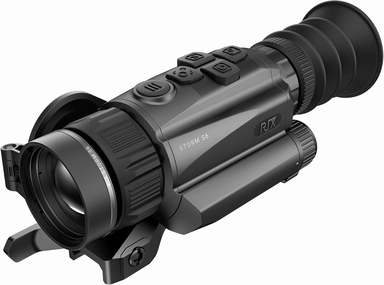 RIX Storm-S6 12um 640x512 Thermal Scope Thermal Imaging RifleScope, 50Hz Refresh Rate, Thermal Scope with 1968 Yards Detection Range, 0.97lb, Supports Hand-Held Use, Field of View: 12.5°/21.9yd