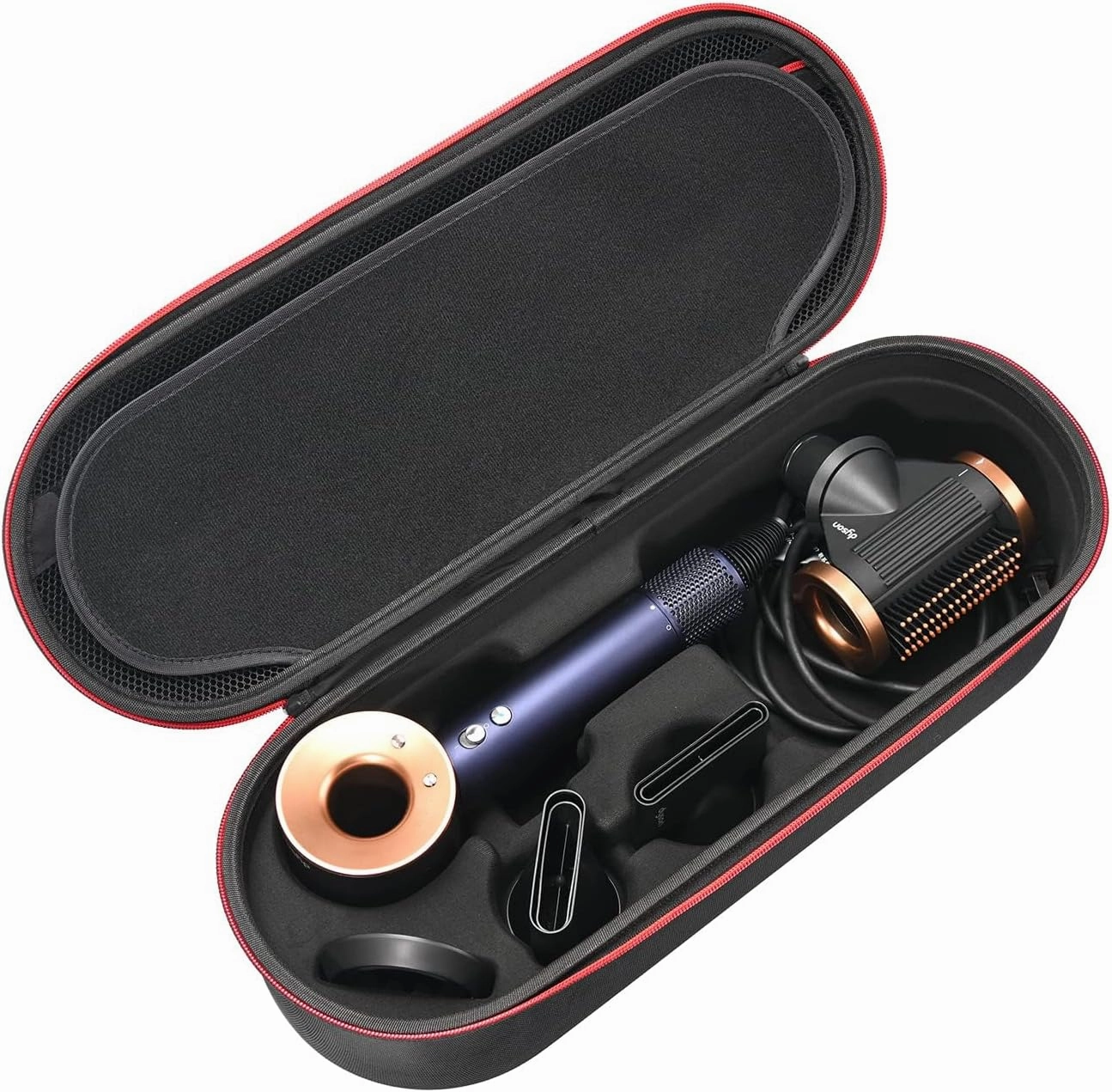 RLSOCO Hard Case for Dyson Supersonic Nural/Supersonic Hair Dryer HD15 HD08 HD07 HD03 HD01, Portable Travel Storage Bag for Dyson Supersonic Hair Dryer - Fits Complete Supersonic Accessories