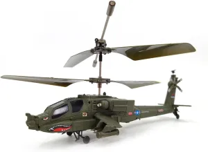 S109H RC Helicopter for Adults, RC Copter 2.4G 3CH Dual-Prop Gyro Stabilized RC Airplane Aircraft Model, One Key Take Off/Landing RC Flying Plane with Bright Night Navigation Lights- RTF