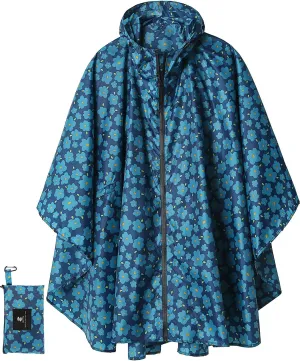 SaphiRose Unisex Rain Poncho Raincoat Hooded for Adults Women with Pockets