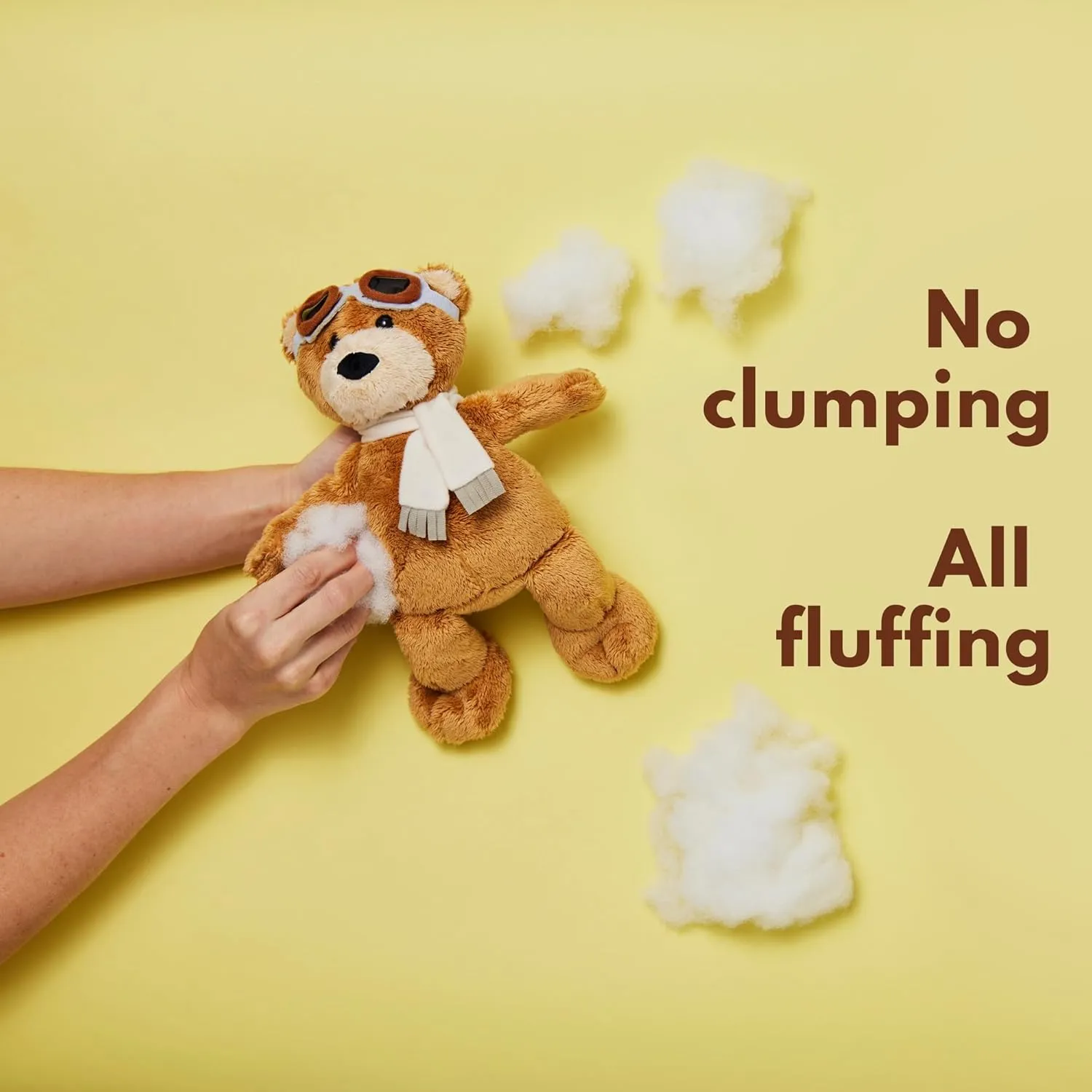 SARANDAVE Fiberfill Stuffing, Polyester Stuffing for Stuffed Animals, Pillow Stuffing, Fiber Fill Stuffing for Crochet, High Resilience Fill - 31.5 Oz 900 Grams