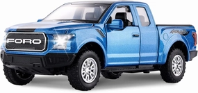 SASBSC F150 Pickup Truck Toys for Boys Age 3-8 Toy Trucks for Boy Ages 4-7 Diecast Metal Model Truck with Light and Sound Pull Back Toy Cars Gifts for 3  Year Old Kids(Blue)