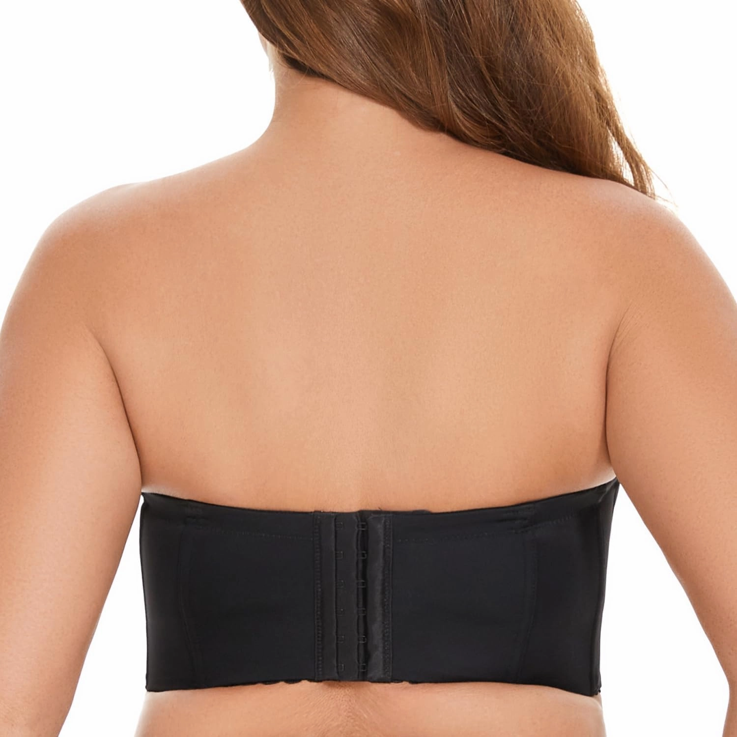 SEA BBOT Women Longline Strapless Bra Full Figure Corset Bra Hide Back Fat
