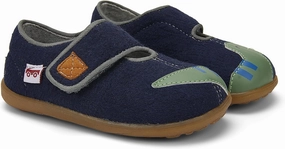 See Kai Run, Cruz II Slippers for Kids, Navy Dino, 4