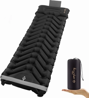 Self Inflating Extra Thick Sleeping Pad with Built - in Pump and Pillow, Ultralight and Compact Air Mattress for Camping, Hiking, and Traveling， Perfect for Outdoor Adventures