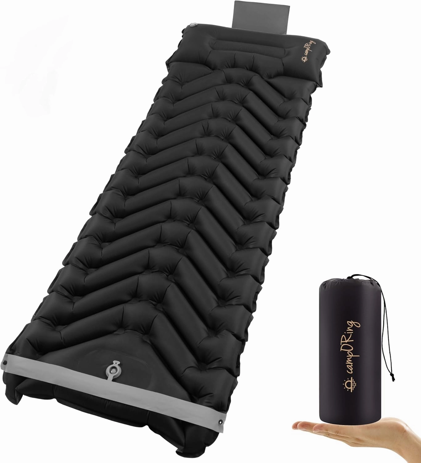 Self Inflating Extra Thick Sleeping Pad with Built - in Pump and Pillow, Ultralight and Compact Air Mattress for Camping, Hiking, and Traveling， Perfect for Outdoor Adventures